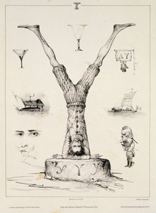 Letter Y from an Alphabet Primer, engraved by Lemercier, 1832 by Victor Adam